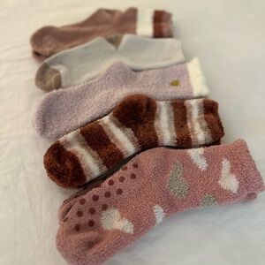 Soft Multicolor Fuzzy Socks Collection